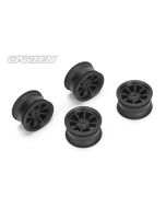 CARTEN Felge 8-Speichen +1mm schwarz (4) (NBA262)