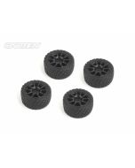 CARTEN M-Rally Rädersatz 10-Speichen +1mm Schwarz (4) (NBA372)