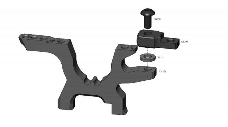 Awesomatix AT290 - Rear Body Holder Extension (A800-AT290)