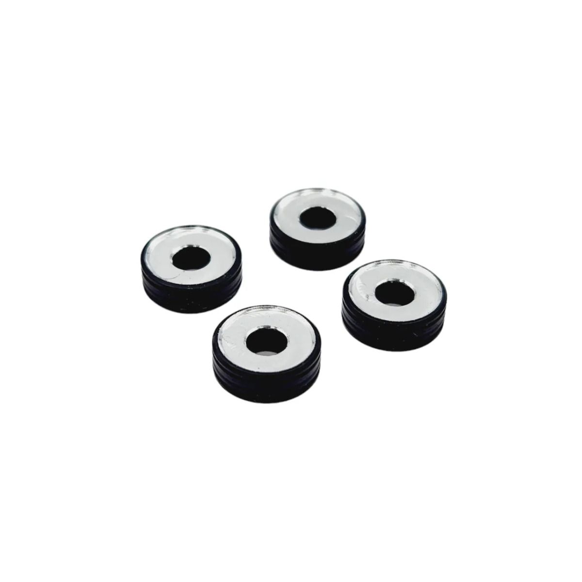 RC MAKER Aluminum 3,0mm Ring Roll Center Shims (4) (RCM-RCSR-3.0A)