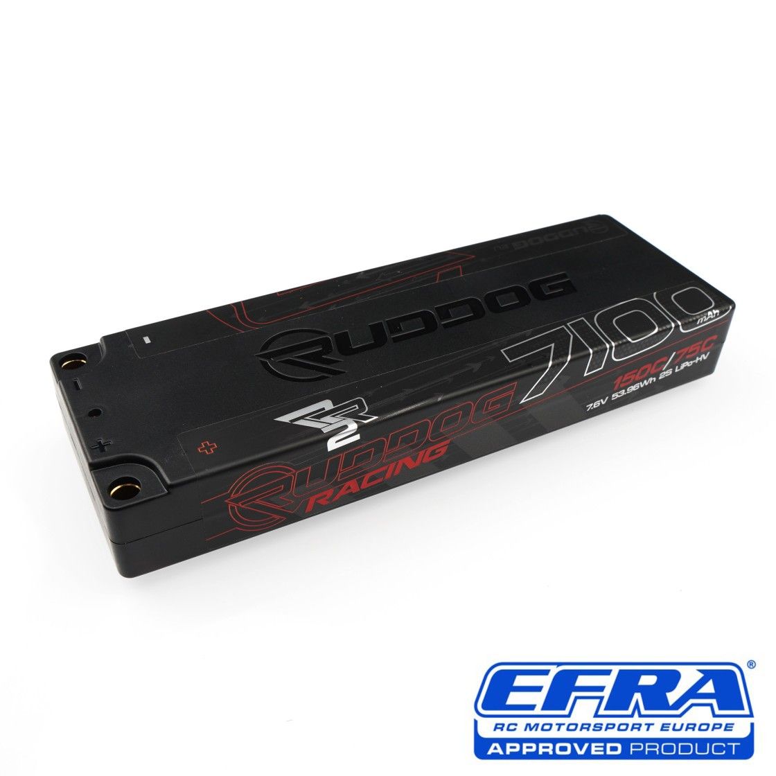 RUDDOG Racing RR2 7100mAh 150C/75C 7.6V 19.5mm-LCG Stick Pack LiPo-HV Battery (RP-0859)