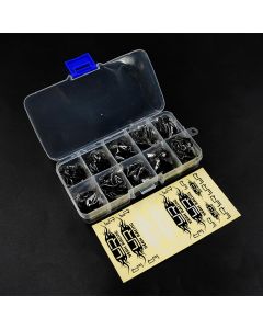 Yeah Racing 10.9 Grade Carbon Steel Screw Assorted Set (300pcs) with FREE Mini box (SSS-300)