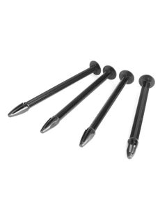 DE Racing Buggy Tire Spikes (black/4pcs) (DER-TSB-BLK)