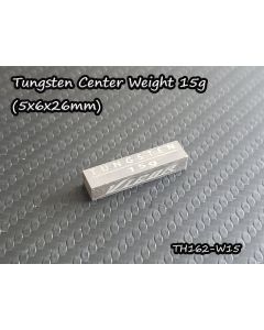  Tungsten Center Weight 15g 5x6x26mm (TH162-W15)