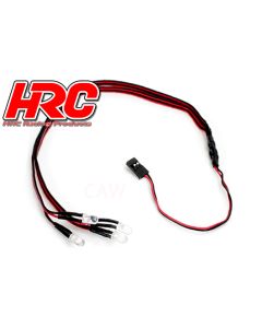 HRC - Lichtset - 1/10 TC/Drift - LED - JR Stecker - Vorne / Hinten LED Satz (HRC8703)