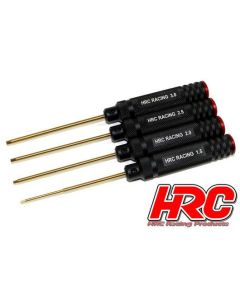 HRC - Werkzeugsatz - Titanium - 6-kant-schlüssel 1.5 / 2 / 2.5 / 3mm (HRC4007A)