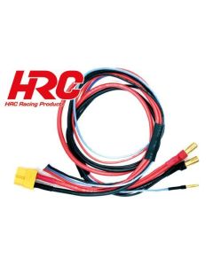 HRC Racing Ladekabel - XT60 Ladestecker zu 5mm & JST Balancer Stecker für Hardcase Akku - 600mm (HRC9659-6)