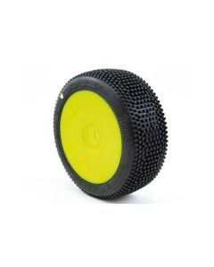 ProCircuit Tires - 1/8 Buggy - Hot Dice V2 Buggy C1 (Super Soft) Pre-Mounted Yellow (PCY2003-C1)