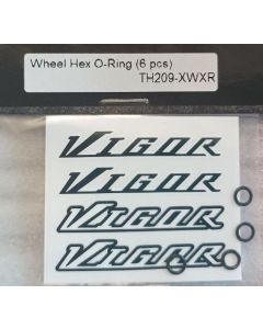 Vigor Wheel Hex O-ring (6 pcs) (TH209-XWXR)