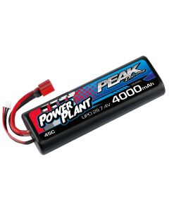 PEAK Power Plant Lipo 4000 7.4 V 45C (Black case, Deans Plug) 12AWG (PEK00544)