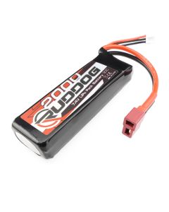 RUDDOG 2000mAh 30C 7.4V LiPo Pack Battery with T-Plug (88x28x16mm | 1:14 RTR) (RP-0750)