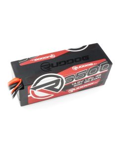 RUDDOG 6500mAh 50C 14.8V LiPo Stick Pack Battery with T-Plug (RP-0774)