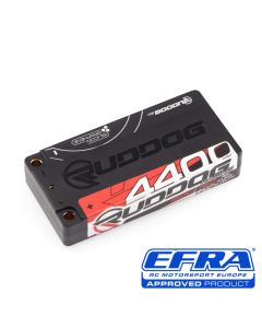 RUDDOG Racing 4400mAh 150C/75C 7.6V LCG Short Stick Pack LiPo-HV Battery (RP-0678)