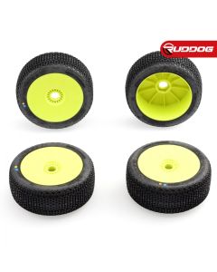Sweep DEFENDER Yellow (Extreme soft) X Pre-glued set tires/Yellow wheels 4pcs (SR-SWPY-314YXP)
