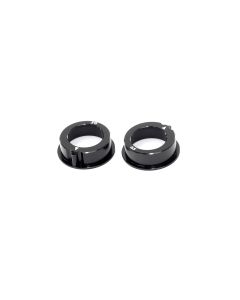 INFINITY ALUMINUM ECCENTRIC BEARING HOLDER 0.5mm (Black/2pcs) (T162)