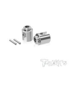 T-Work's  - Titanium Differential Outdrives for Awesomatix A800R/MMX with BB Driveshafts (TP-180-A800R)