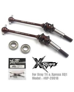 X-Square Spring Steel Double Joint Driveshaft 41mm for Xray T2 T3 T4 XPRESS FT1S FT1 XQ1 XQ1S XQ2S (XP-20018)